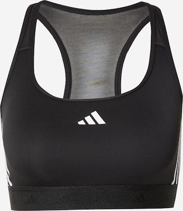 Soutien-gorge de sport 'PWR MS HYGLM' ADIDAS PERFORMANCE en noir : devant