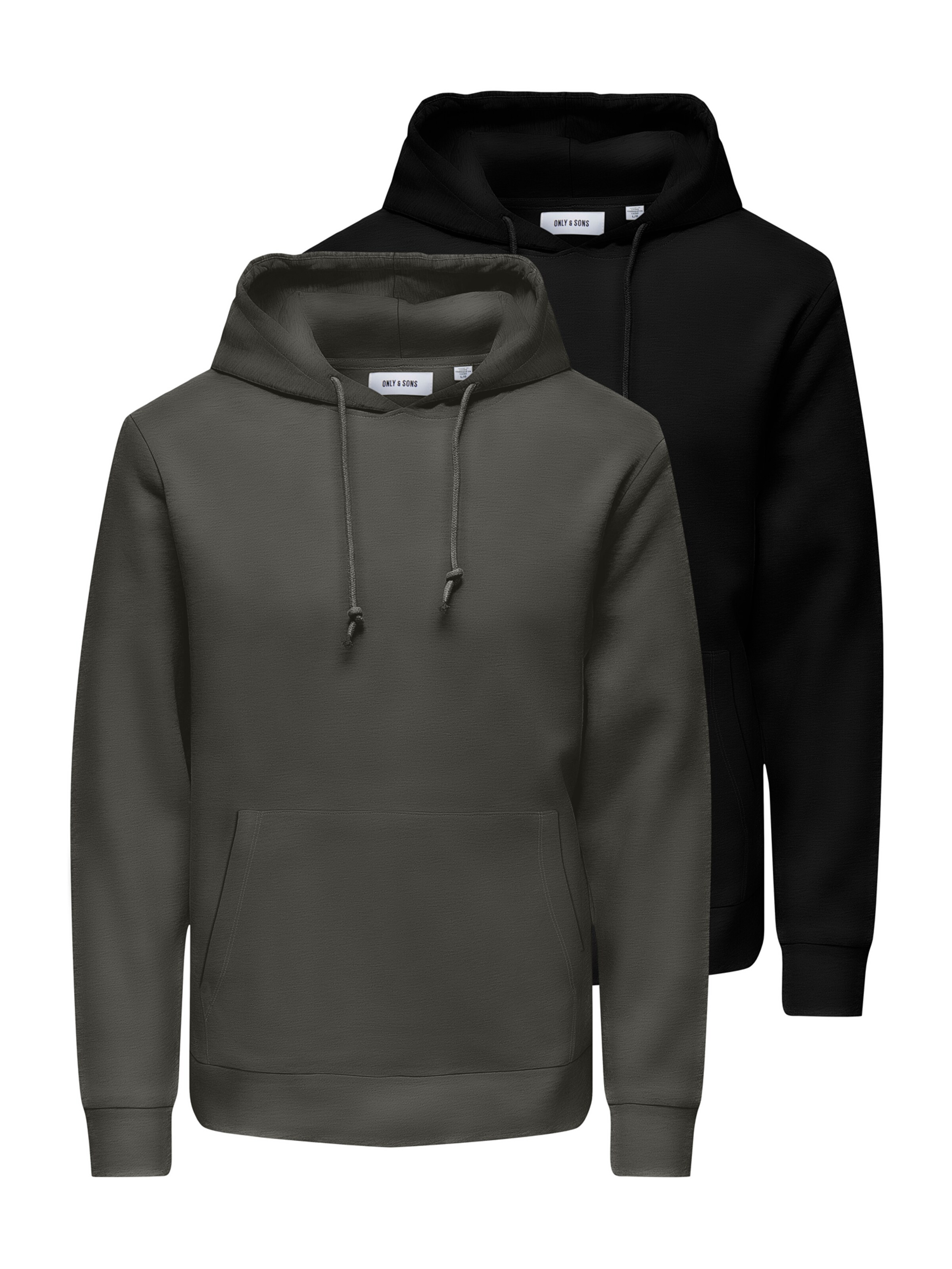 Only & Sons Sweatshirt 'ONSCHASE' in S in Dark grey / Black, Item view