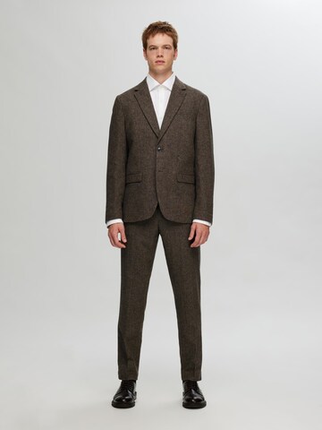 SELECTED HOMME Slim Fit Jakke i brun