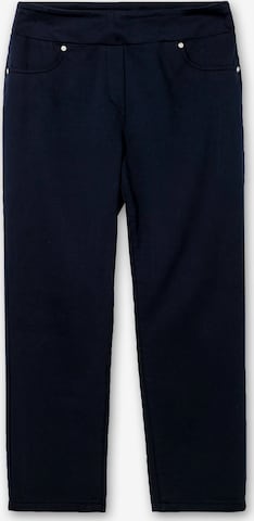 SHEEGO Slimfit Kalhoty – modrá: přední strana