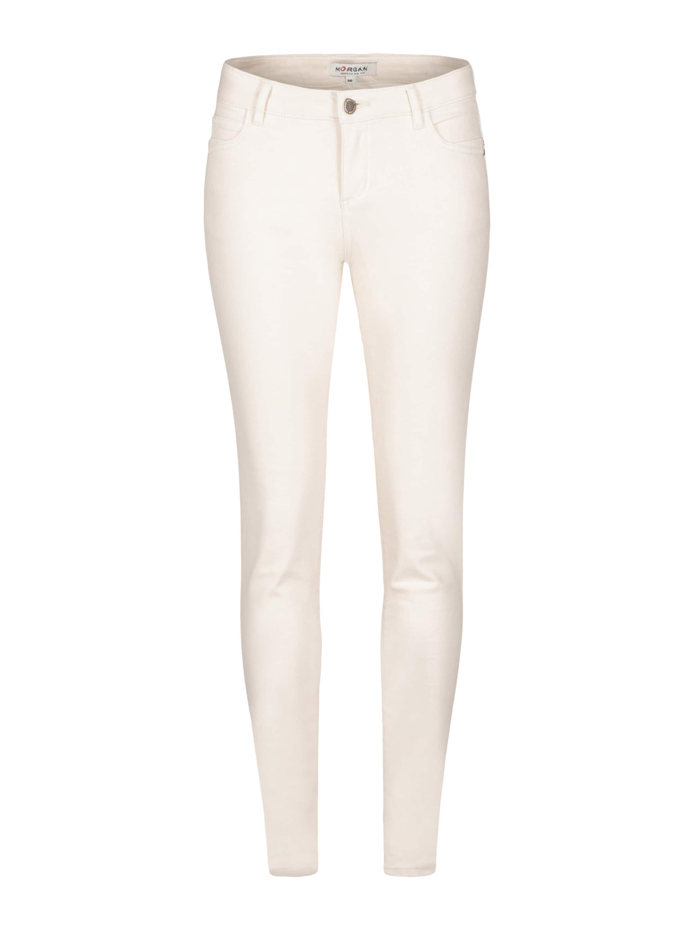 Morgan Slim fit Pants 'PETRA' in Beige: front