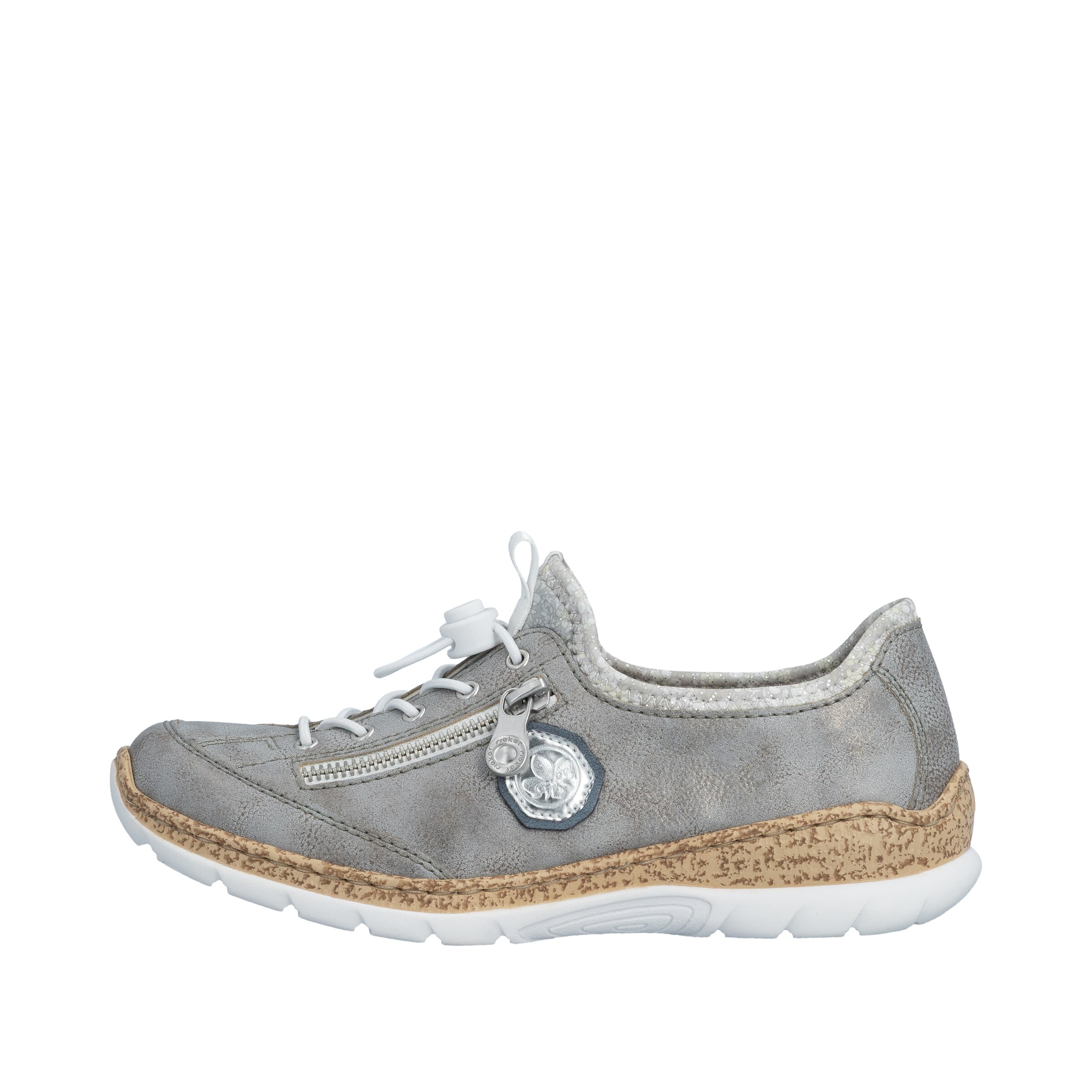 Chaussure de sport à lacets Rieker en gris