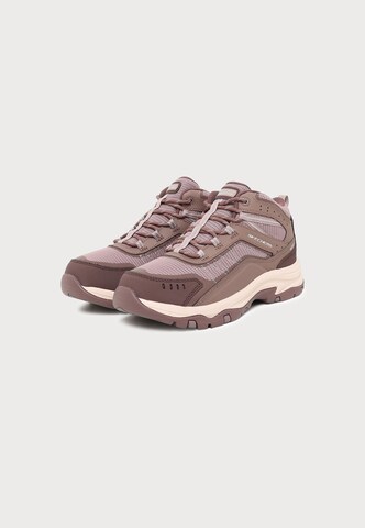 SKECHERS Ниски ботуши с връзки 'TREGO' в лилав
