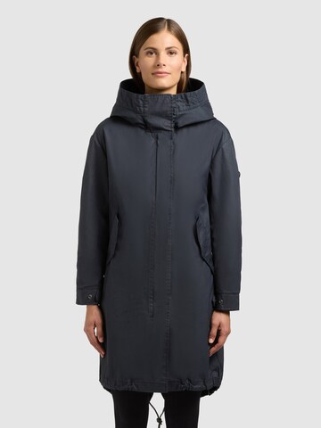Manteau mi-saison 'Nele' khujo en bleu : devant
