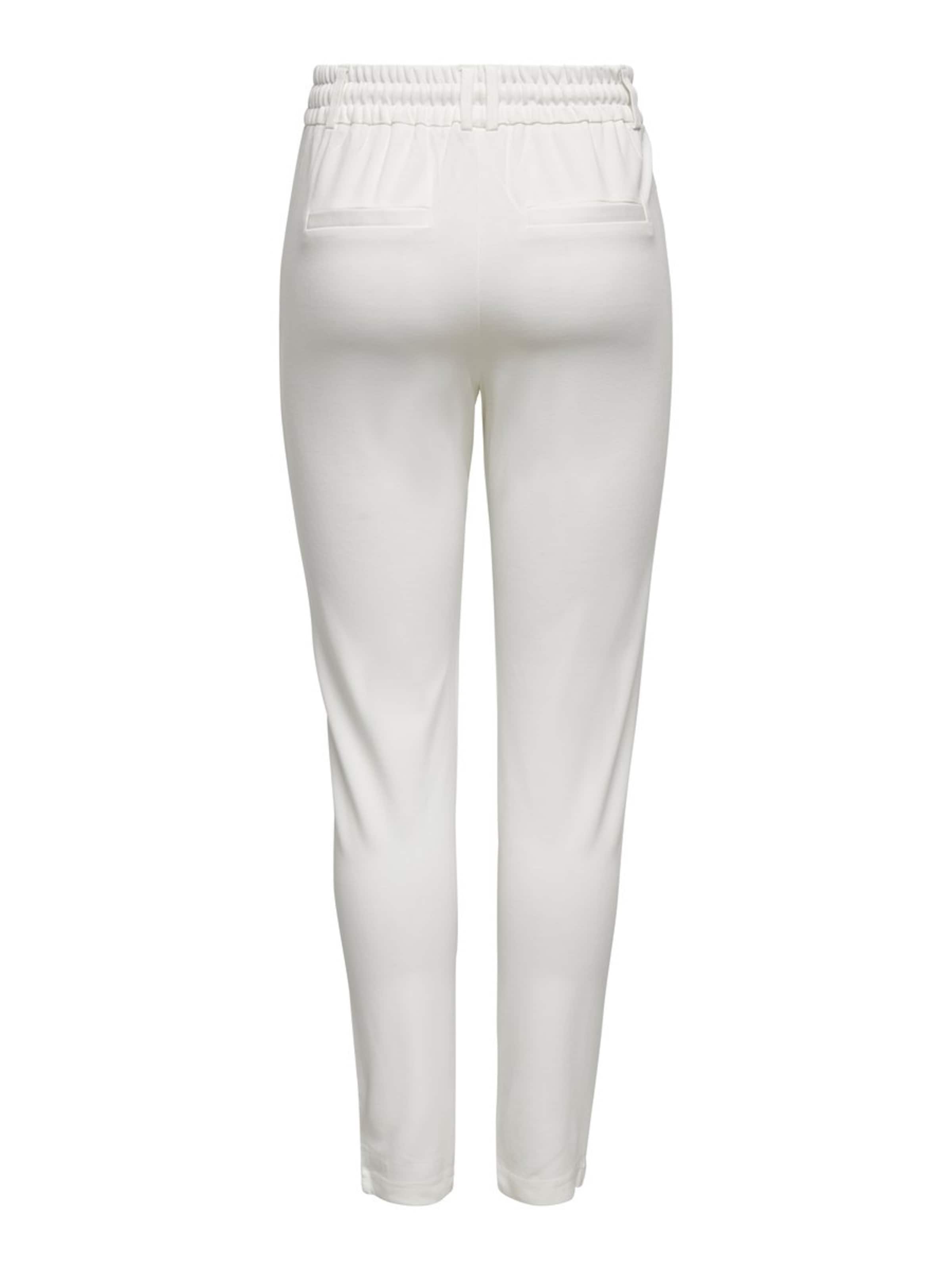 ONLY Slimfit Bandplooibroek 'ONLPoptrash' in Wit