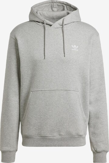 ADIDAS ORIGINALS Sweatshirt 'Trefoil Essentials' em cinzento / branco, Vista do produto