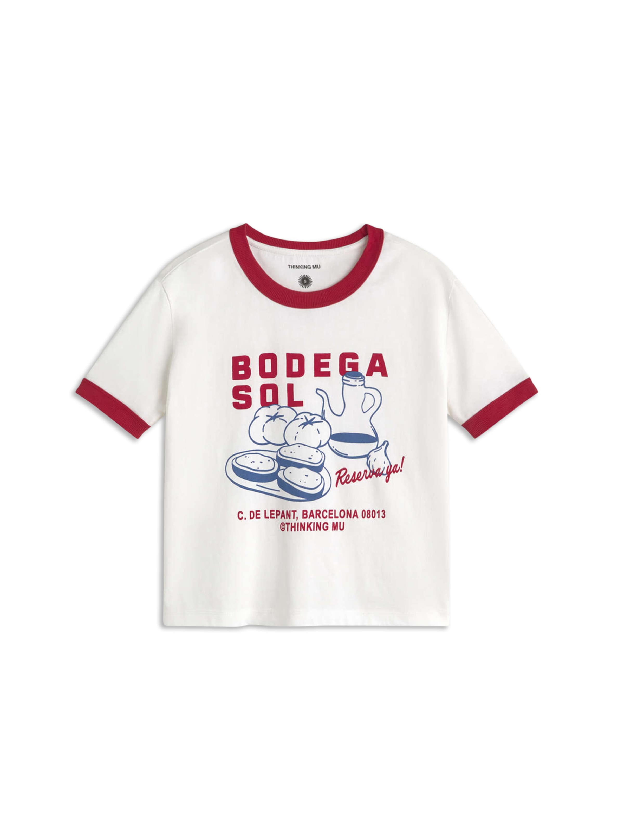 T-shirt 'ZOWIER' Thinking MU en blanc : devant