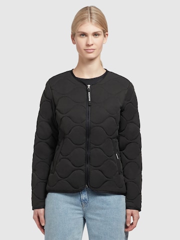 khujo Between-season jacket 'Alma2' in Black: front