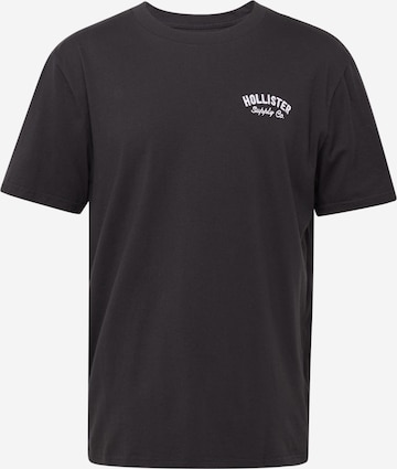 HOLLISTER - Camiseta en negro: frente