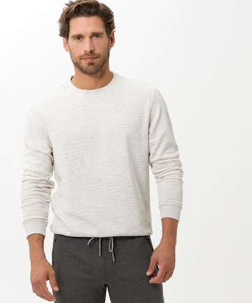 BRAX Sweatshirt 'Sawyer' in White: front