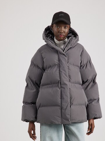 WEEKDAY Winter jacket in Grey: front
