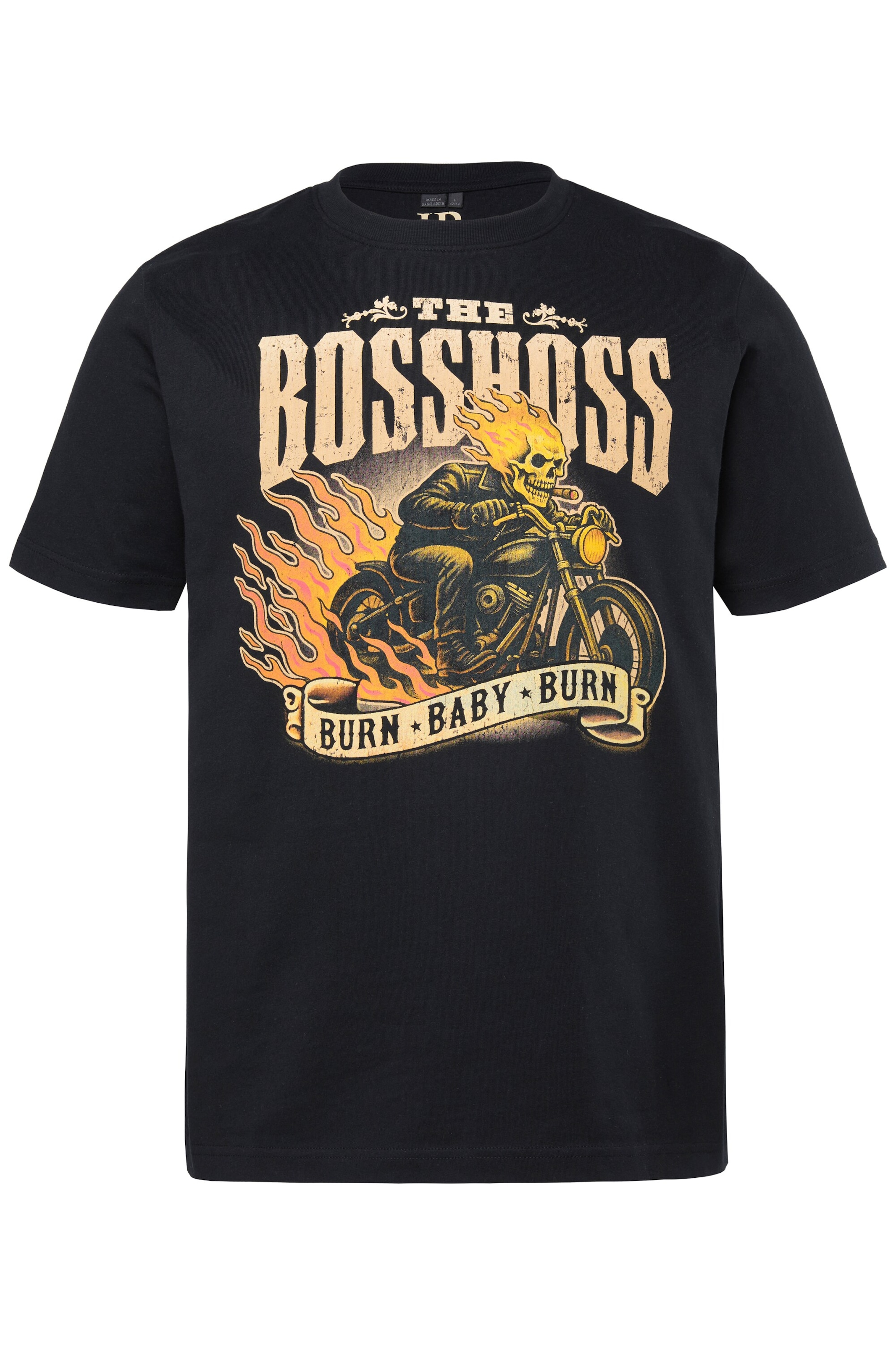 JP1880 T-Shirt in Schwarz: Vorderseite