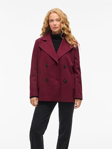 Manteau mi-saison VILA en rouge : devant