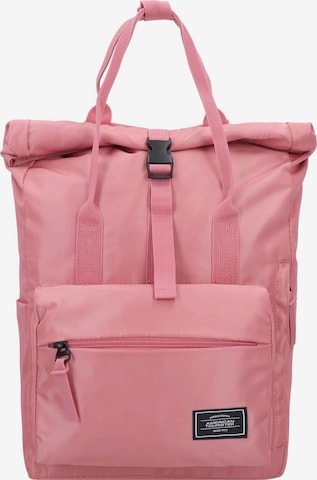 American Tourister Backpack 'Urban Groove' in Pink: front