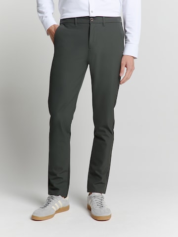 Regular Pantaloni eleganți de la No Excess pe gri: față