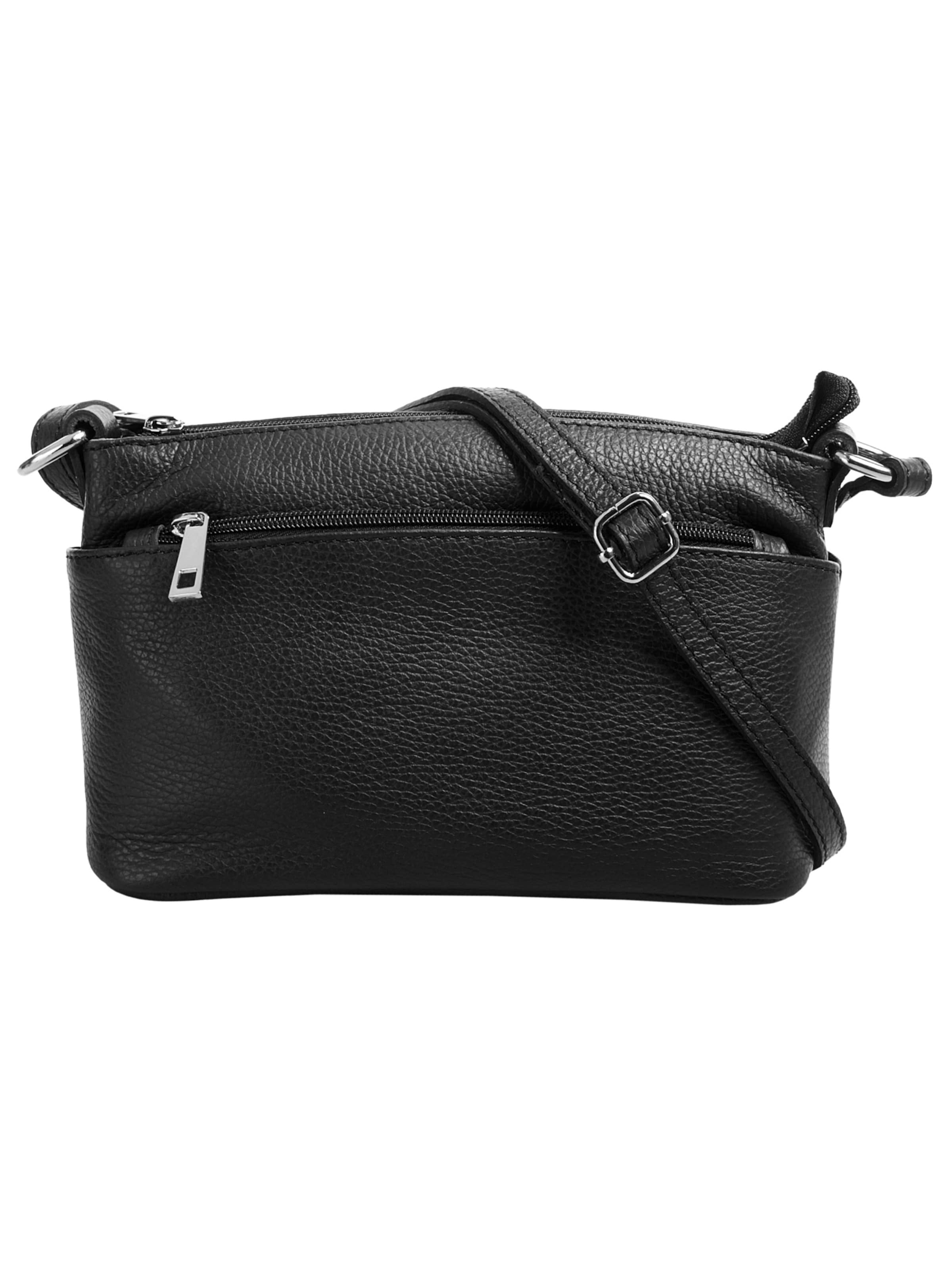 Sac à bandoulière Cluty en noir : devant