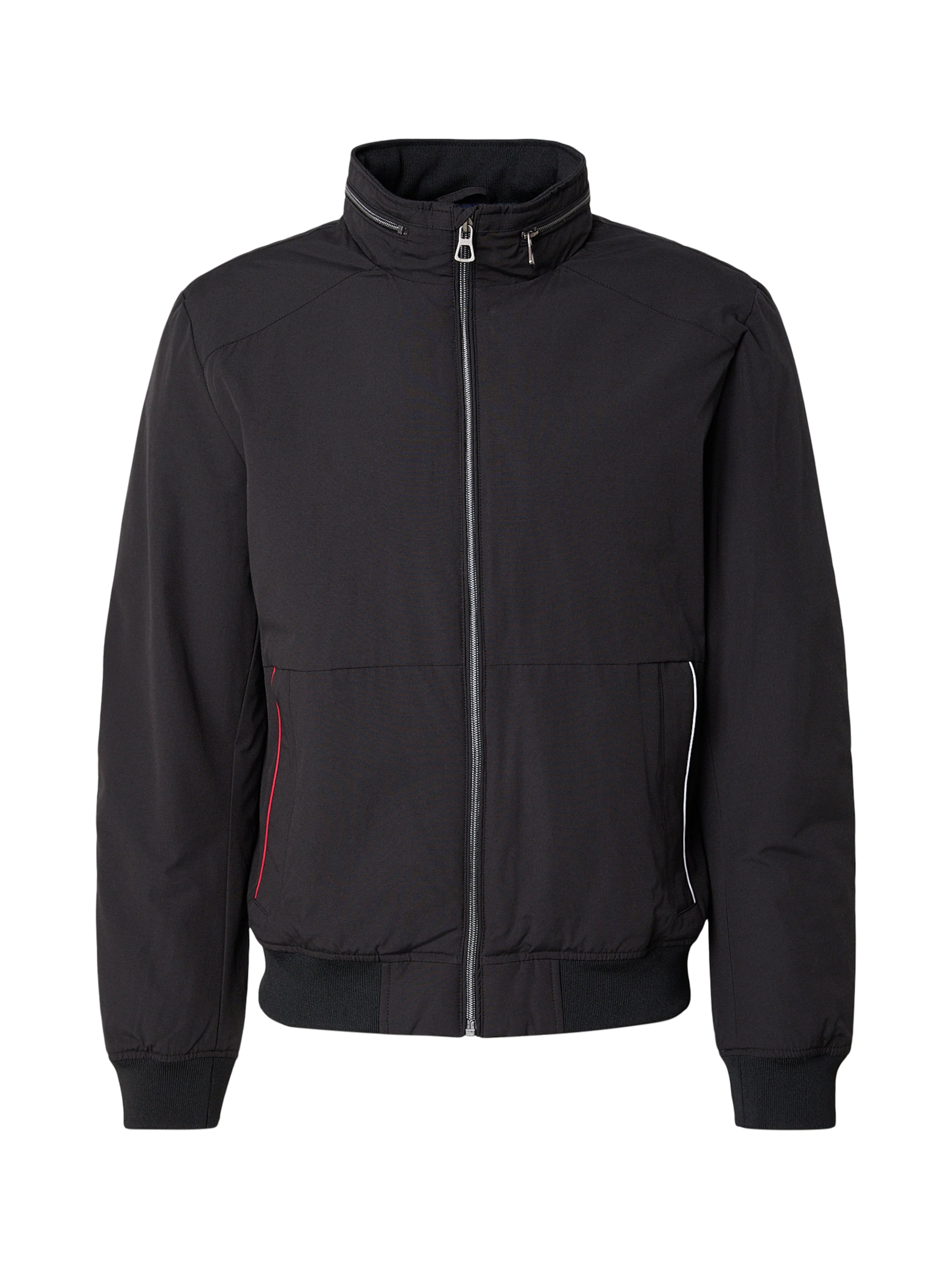 Veste mi-saison LERROS en noir : devant