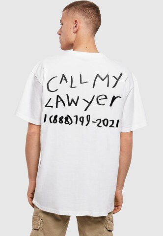 MARKET Shirt 'Lawyers Phone' in White: front