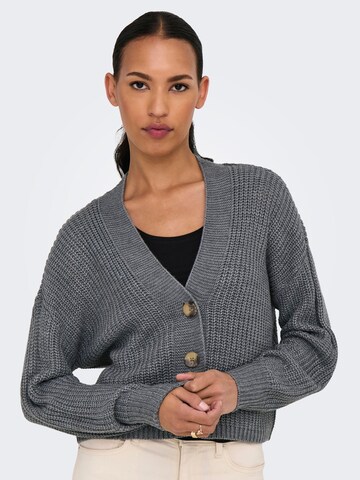 ONLY Strickjacke 'ONLCAROL' in Grau