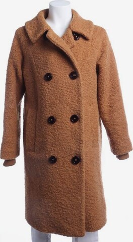 GANNI Jacket & Coat in S in Brown: front