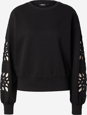 ONLY Sweatshirt 'Winnie' in Black: front