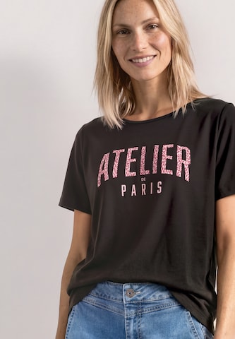 STREET ONE Shirt in Brown: front
