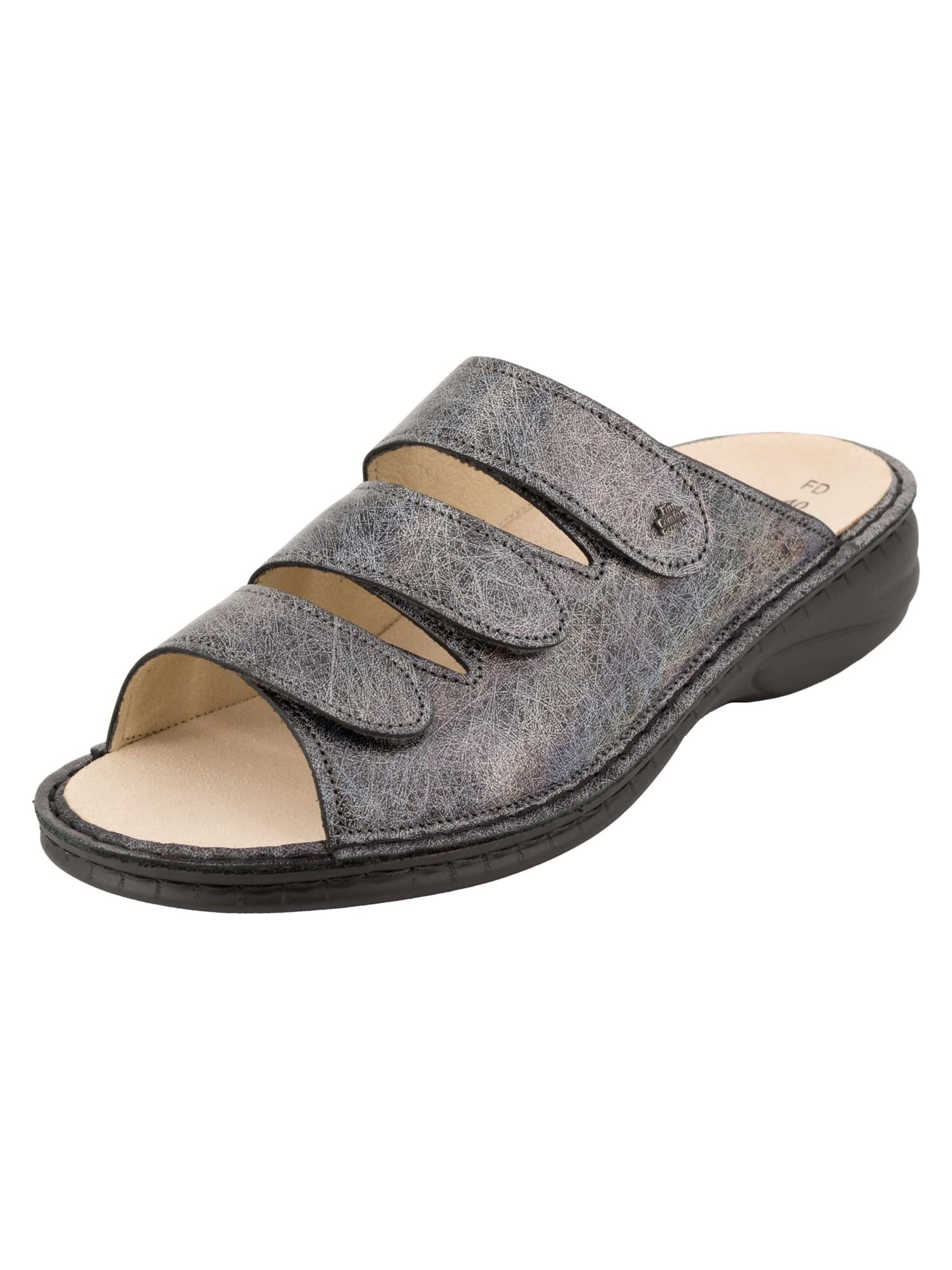 Finn Comfort Mules 'Hellas' in Grey: front