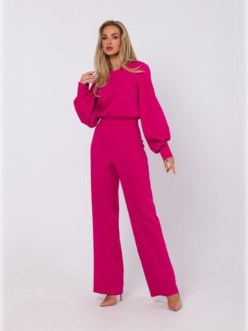made of emotion - Jumpsuit en rosa: frente