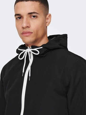 Only & Sons - Chaqueta de entretiempo en negro