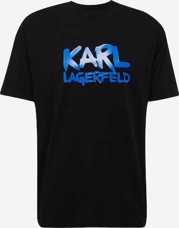 Karl Lagerfeld - Camiseta en negro: frente