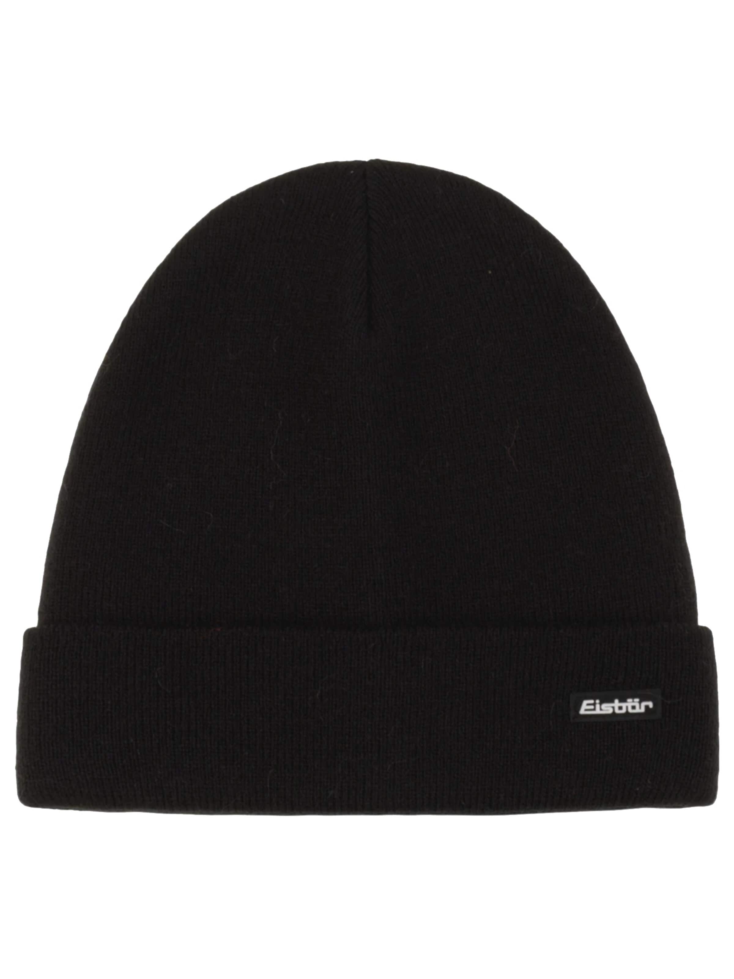 Eisbär Beanie 'Eisbar Skater MU' in Black: front