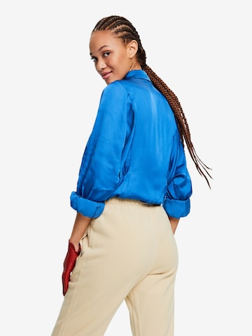 ESPRIT Bluse in Blau