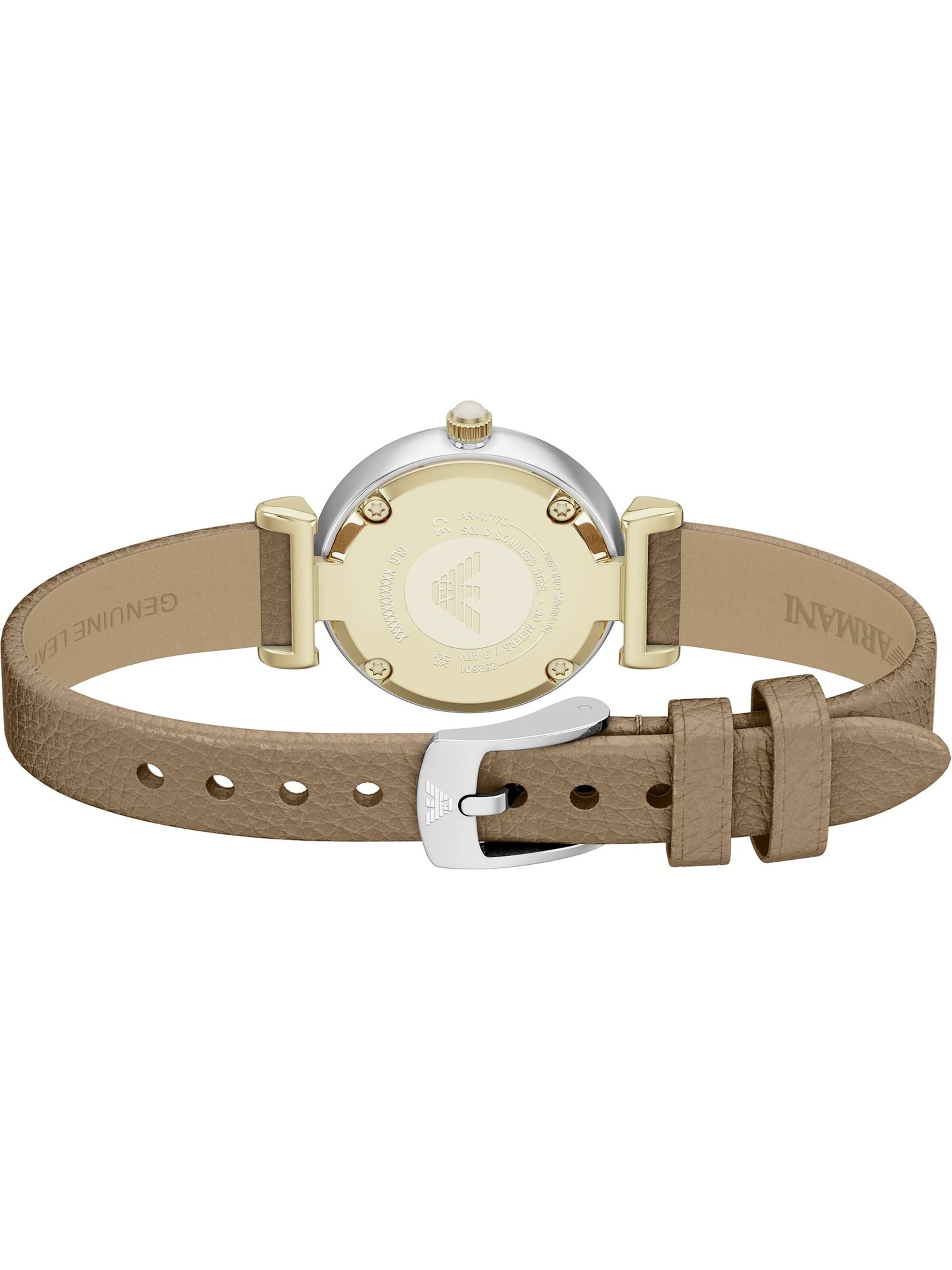 Emporio Armani Analog watch in Beige