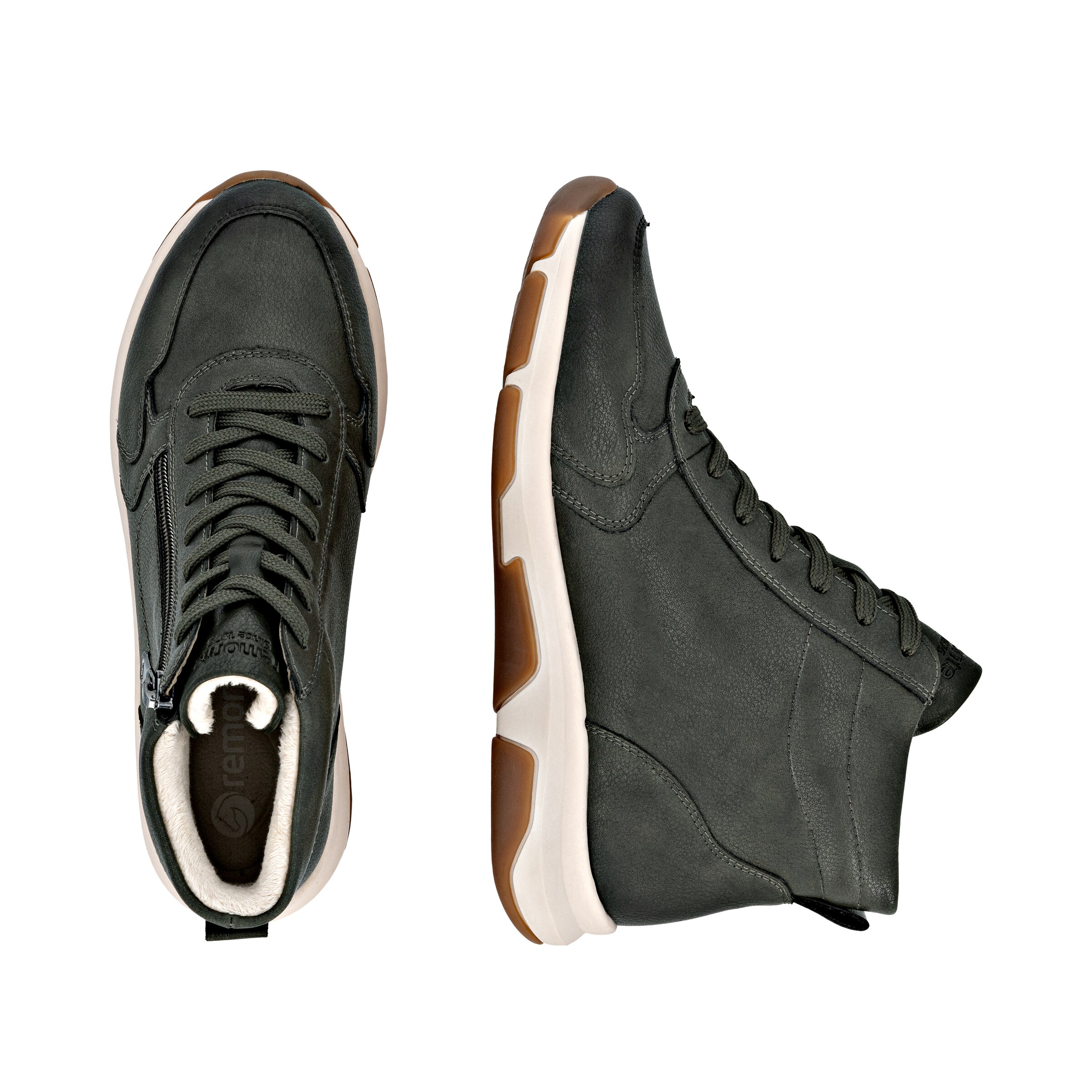 REMONTE Schnürstiefel 'D1S71' in Grün