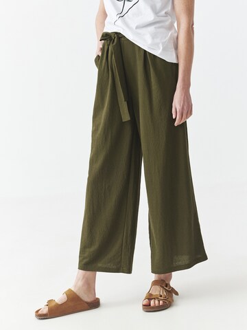 TATUUM Loosefit Broek in Groen: voorkant