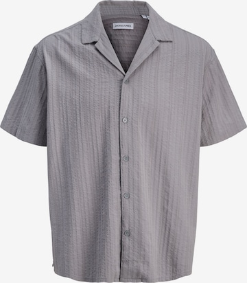 Chemise 'JJETyson' JACK & JONES en gris : devant