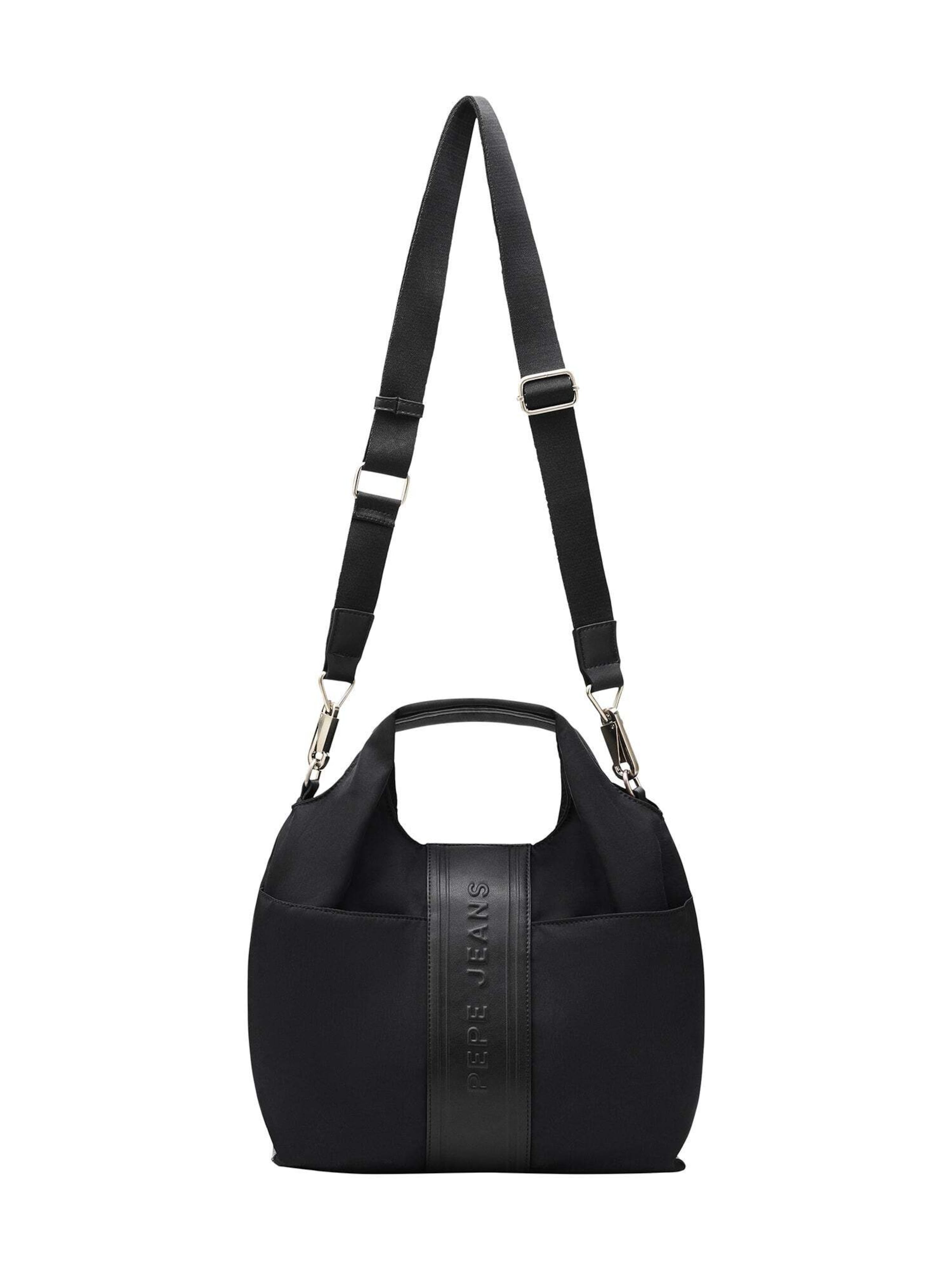 Pepe Jeans Handtasche 'Jett Wander' in Schwarz