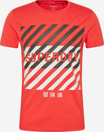 Superdry Funkčné tričko - Červená: predná strana