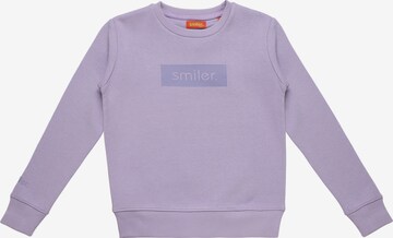 smiler. Sweatshirt 'Cuddle' in Lila: predná strana