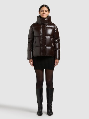 khujo Winterjas 'Rinja2' in Bruin