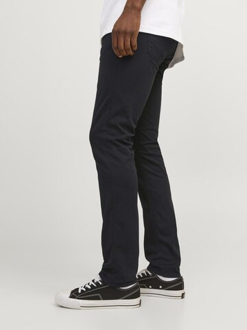 JACK & JONES Slimfit Jeans 'Glen Blaine' in Zwart