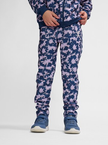 Hummel Regular Pants in Blue: front