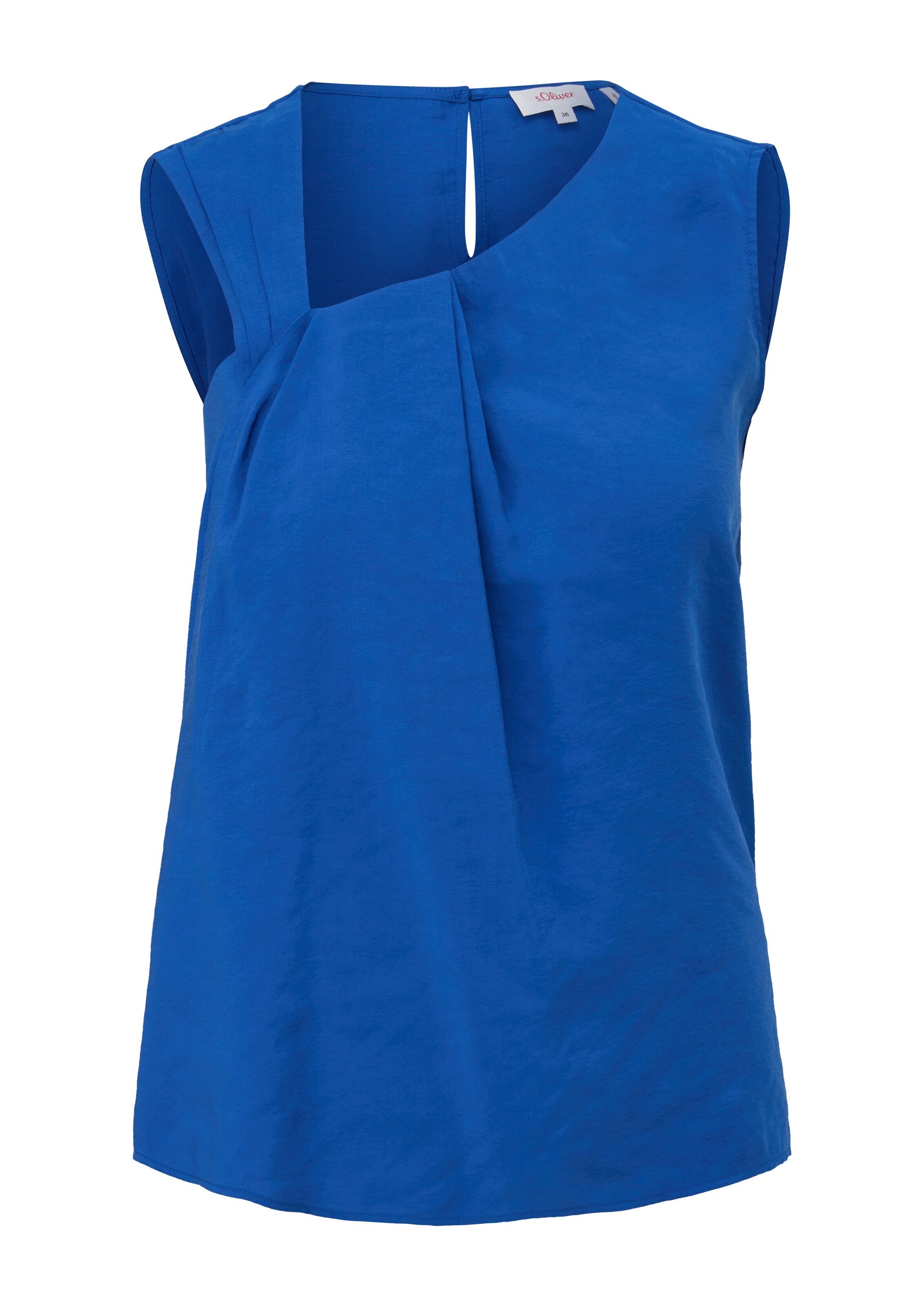 s.Oliver Blouse in Blauw: voorkant