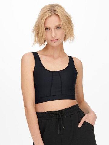 ONLY PLAY Bralette Sports Bra 'Marion' in Black: front
