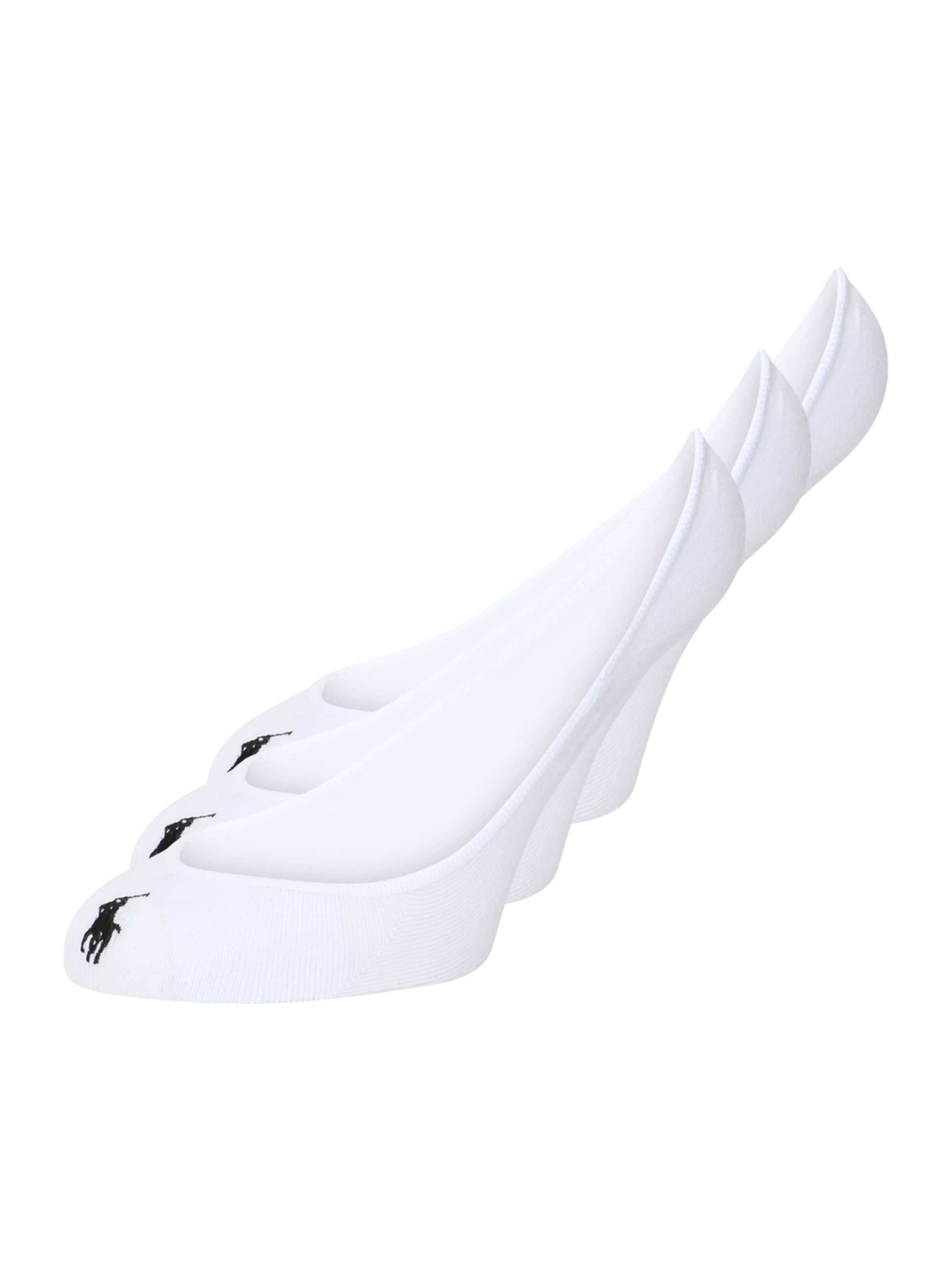 balts Polo Ralph Lauren Zeķes pēdiņas: no priekšpuses