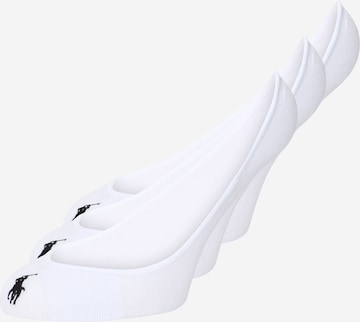 Polo Ralph Lauren Κάλτσες σουμπά σε λευκό: μπροστά