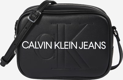 Geantă de umăr Calvin Klein Jeans pe negru / alb, Vizualizare produs