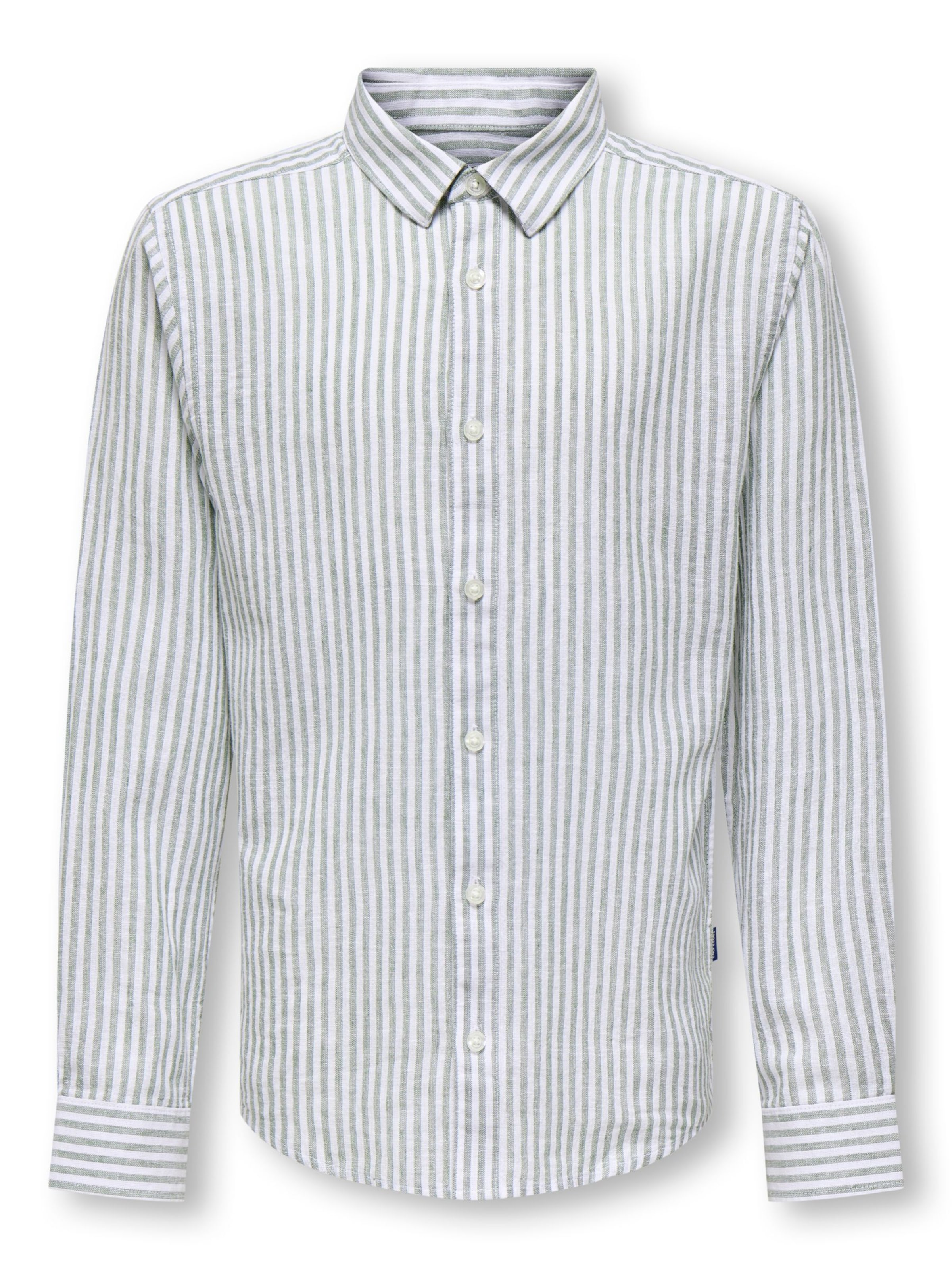 Only & Sons Junior Slim Fit Skjorte 'OSJCaiden' i grå: forside