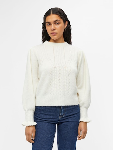 Pull-over 'OPHELIA' OBJECT en blanc : devant