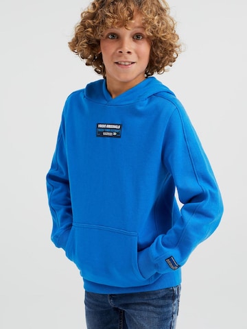 WE Fashion Sweatshirt in Blue: front